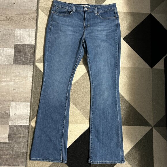 Signature By Levi Strauss Mid-Rise Bootcut Jeans Women's Size 14L - Picture 1 of 8